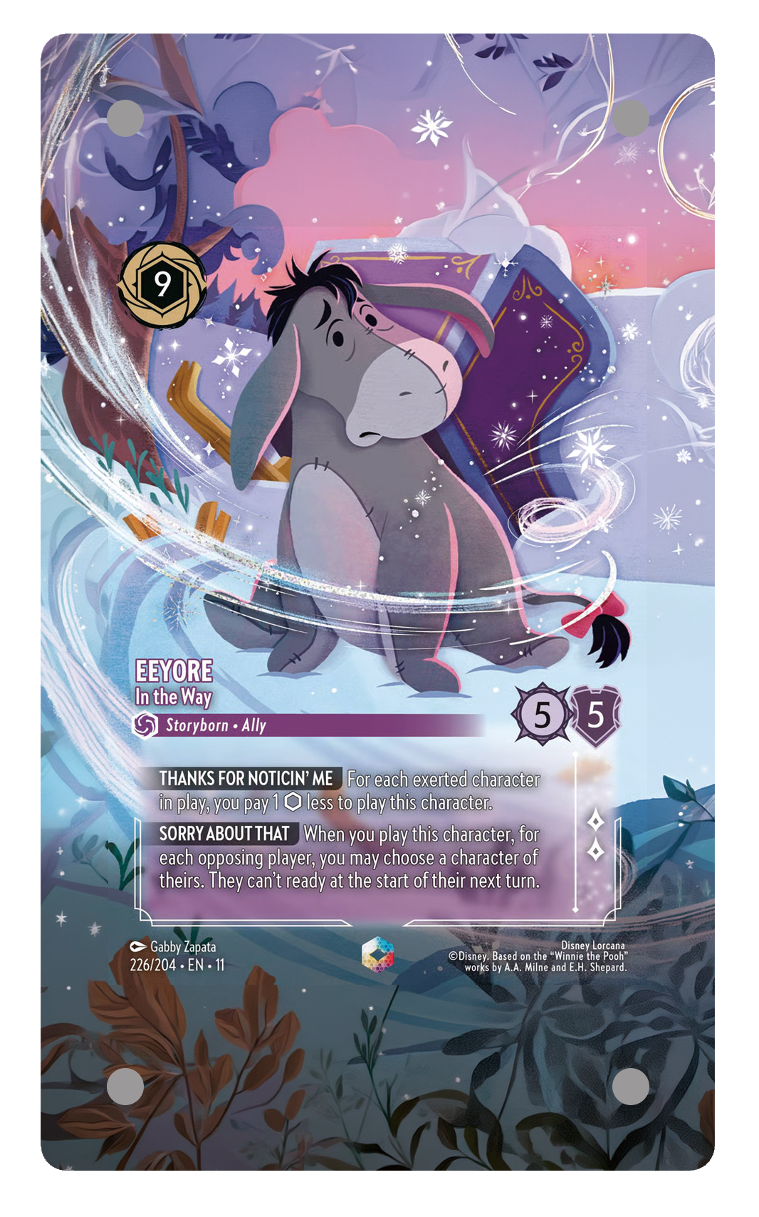 225/204 - Eeyore - In the Way 擴圖卡磚