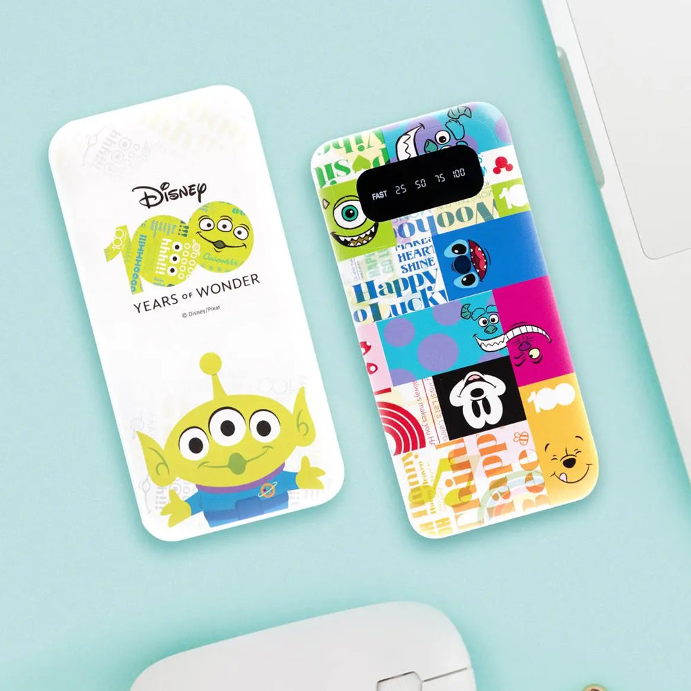 infothink - 迪士尼百年慶典系列 小熊維尼/史迪奇/三眼仔薄型行動電源