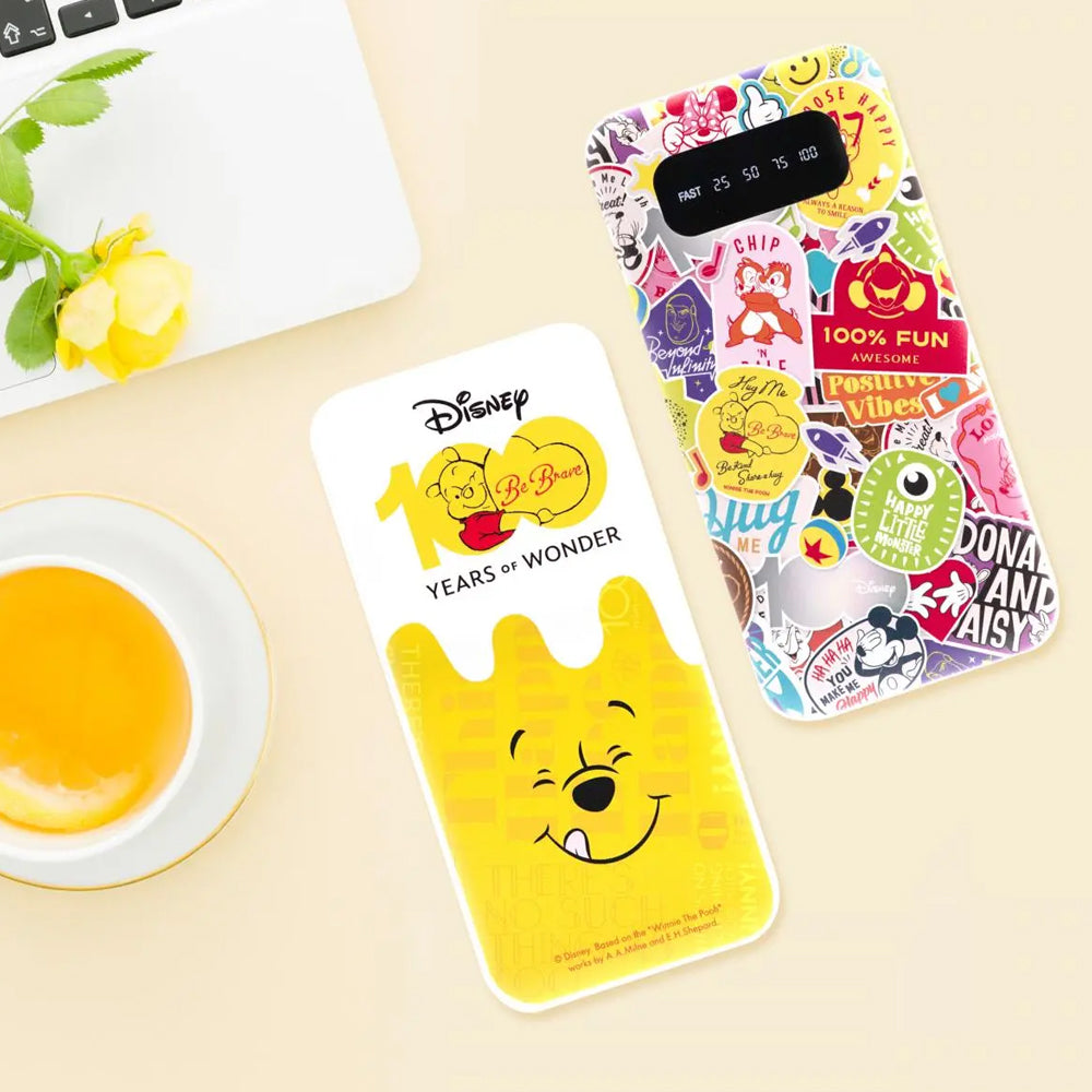 infothink - 迪士尼百年慶典系列 小熊維尼/史迪奇/三眼仔薄型行動電源