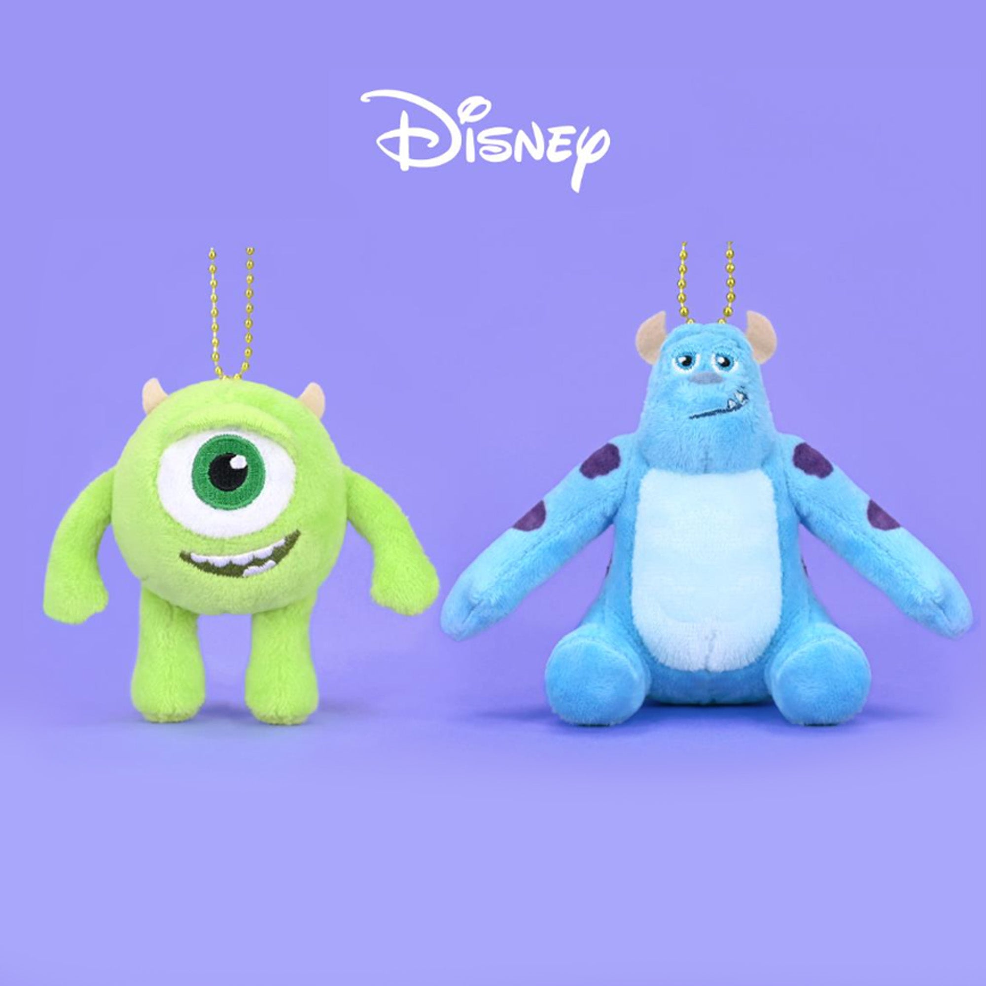 怪獸公司 - 毛毛&米高華素基掛飾