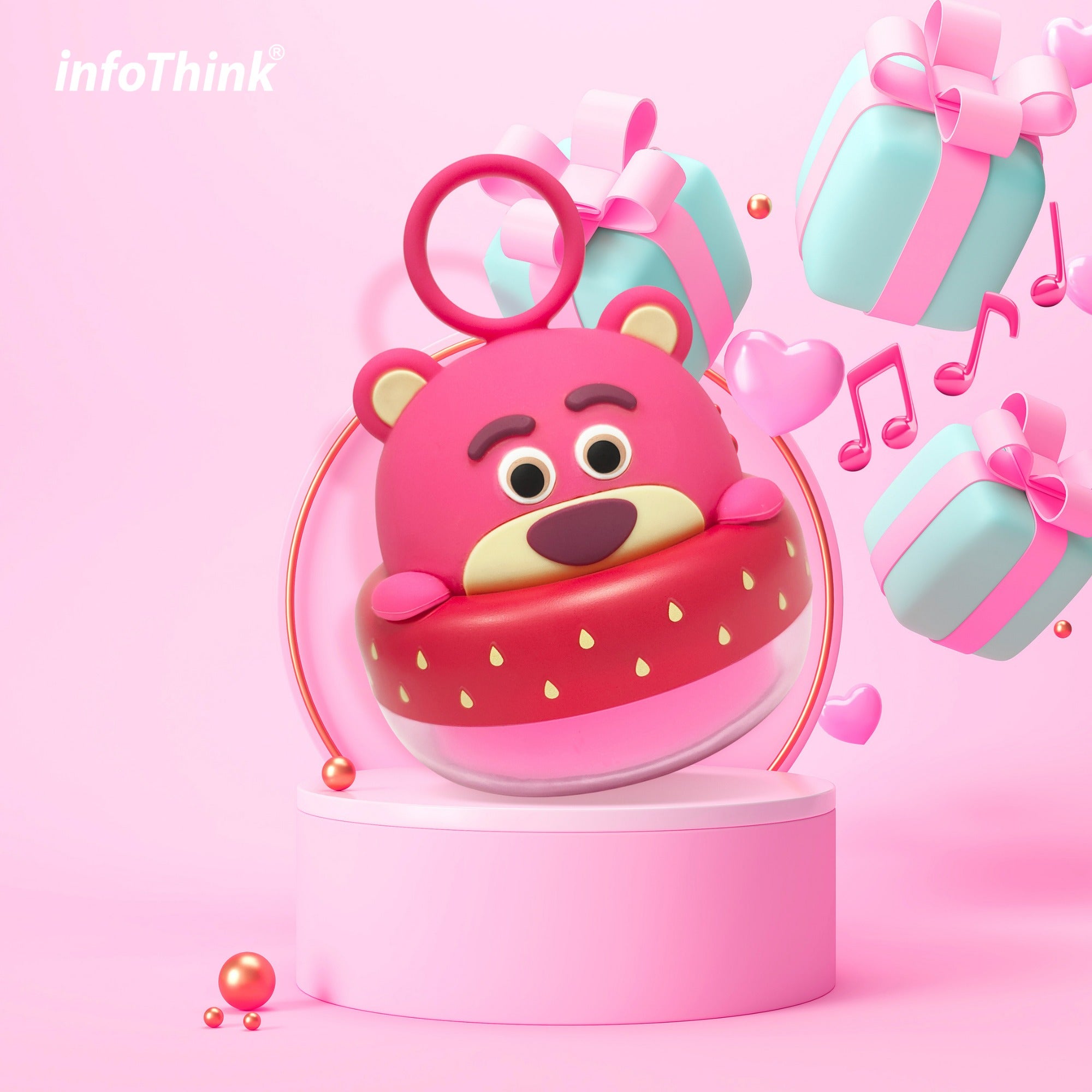 infoThink x Disney - 史迪仔/三眼仔/勞蘇/小熊維尼發光喇叭