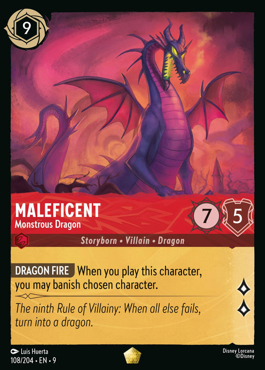 108/242 Maleficent - Monstrous Dragon