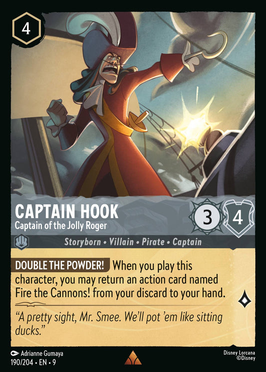 190/242 Captain Hook - Captain of the Jolly Roger