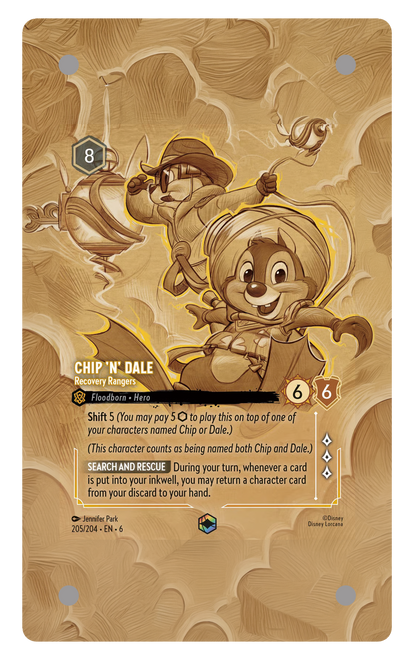 205/204 - Chip 'n' Dale - Recovery Rangers 擴圖卡磚