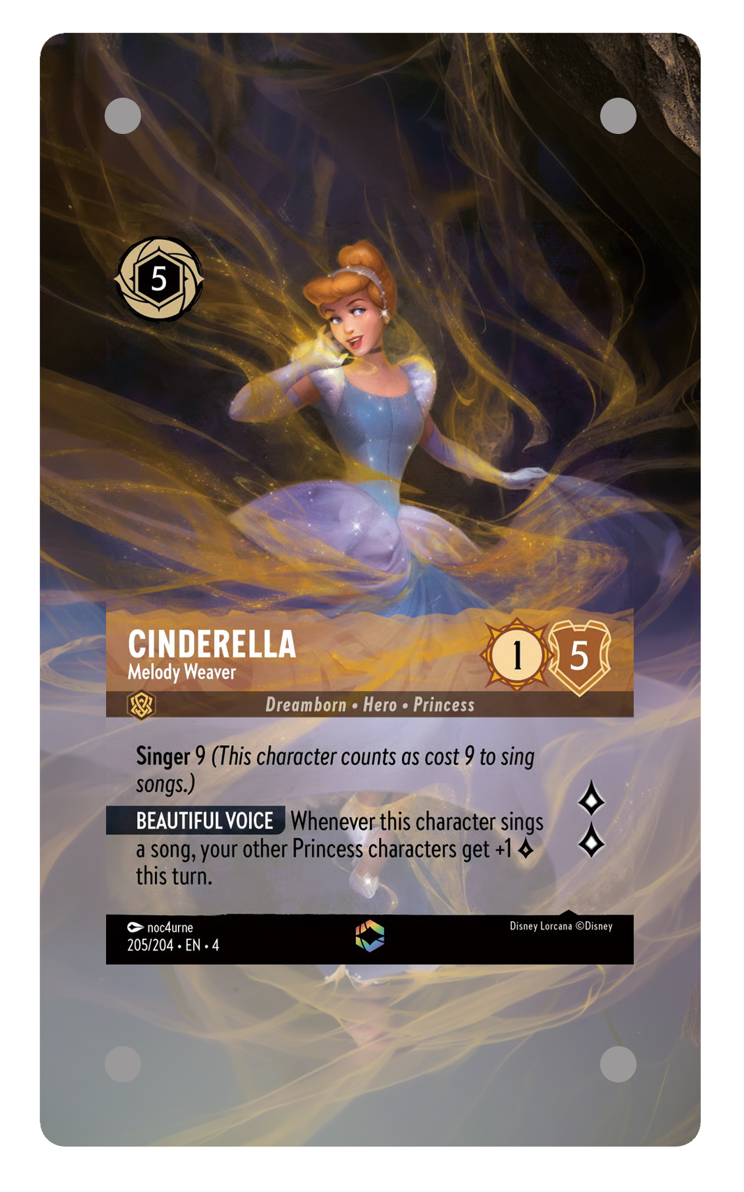205/204 - Cinderella - Melody Weaver 擴圖卡磚