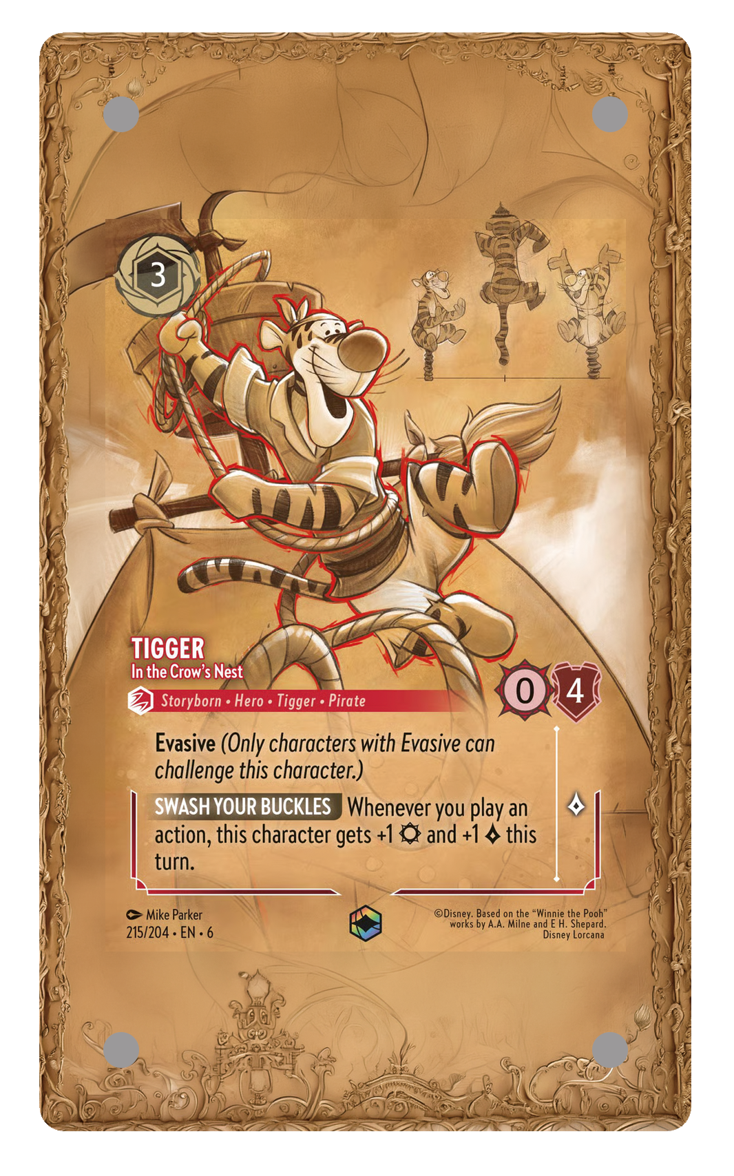 215/204 - Tigger - In the Crow's Nest 擴圖卡磚