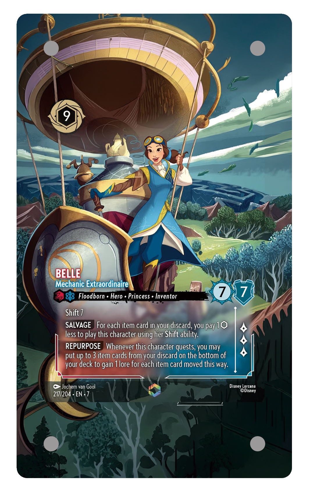 217/204 - Belle - Mechanic Extraordinaire 擴圖卡磚