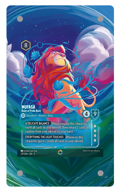 217/204 - Mufasa - Ruler of Pride Rock 擴圖卡磚