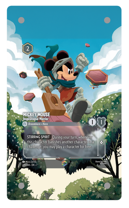 221/204 - Mickey Mouse - Inspirational Warrior 擴圖卡磚