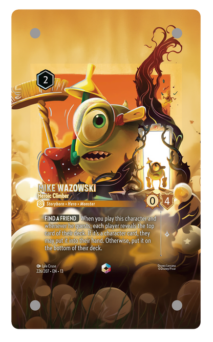 226/207 - Mike Wazowski - Heroic Climber 擴圖卡磚