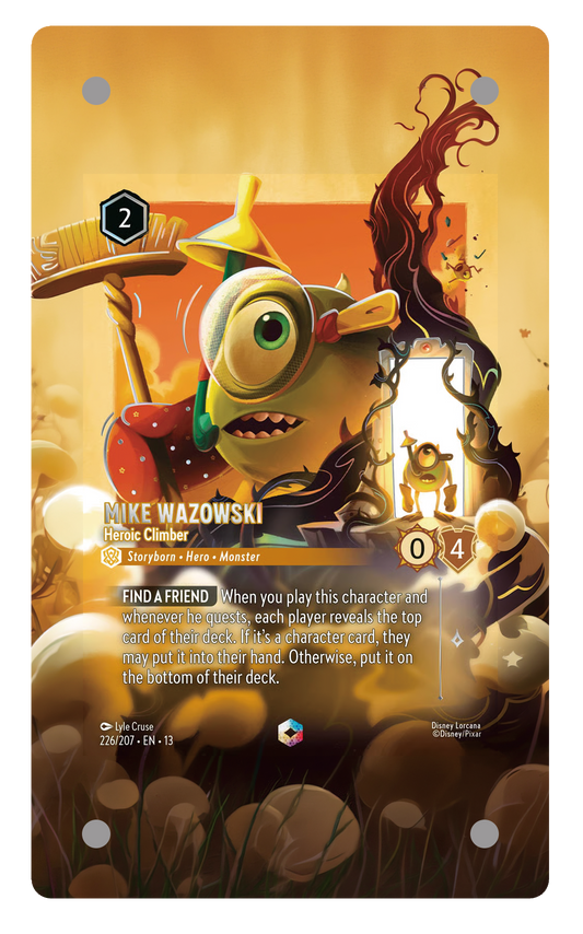 226/207 - Mike Wazowski - Heroic Climber 擴圖卡磚