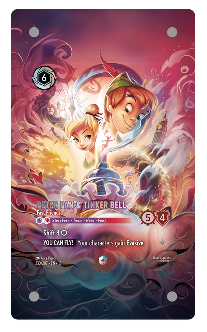 233/207 - Peter Pan & Tinker Bell - Fast Friends 擴圖卡磚