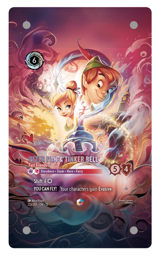233/207 - Peter Pan & Tinker Bell - Fast Friends 擴圖卡磚