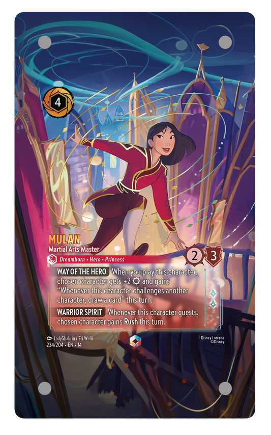 234/204 - Mulan - Martial Arts Master 擴圖卡磚