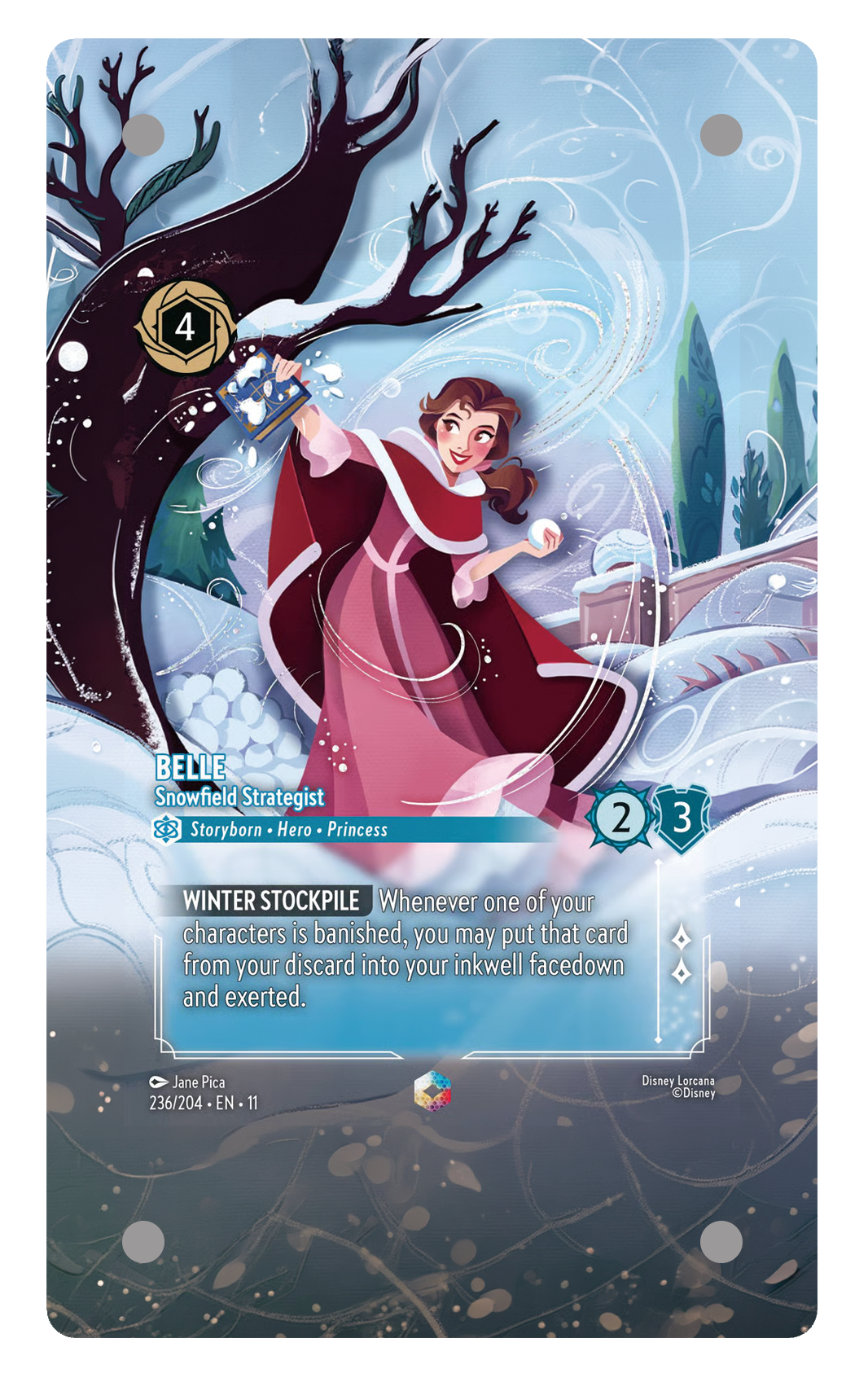 236/204 - Belle - Snowfield Strategist 擴圖卡磚