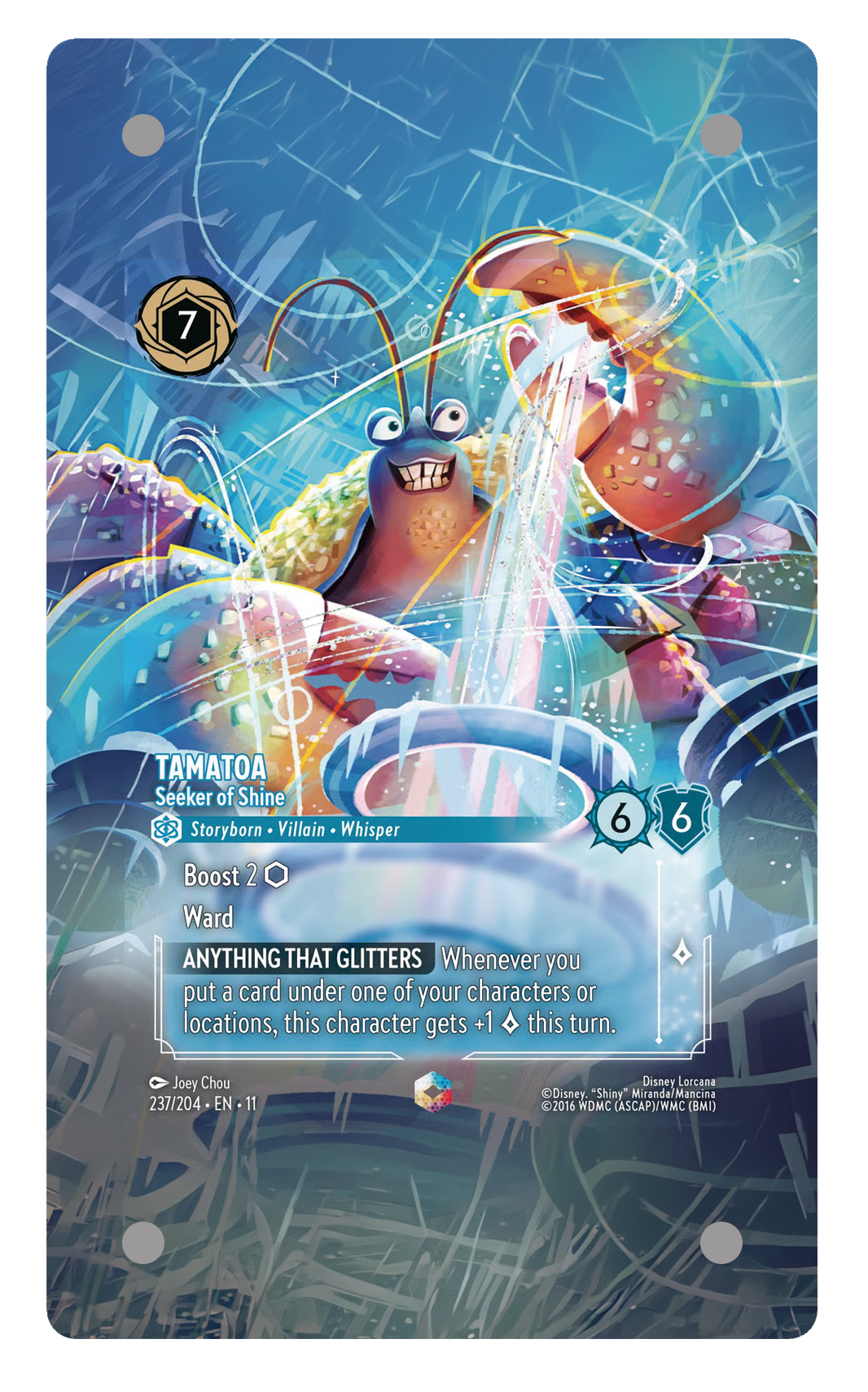 237/204 - Tamatoa - Seeker of Shine 擴圖卡磚