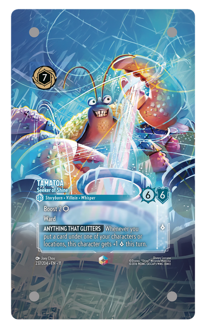 237/204 - Tamatoa - Seeker of Shine 擴圖卡磚