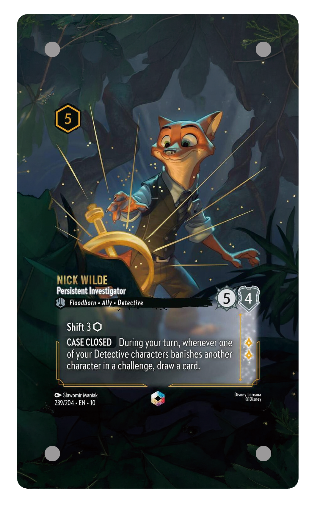 239/204 - Nick Wilde - Persistent Investigator 擴圖卡磚