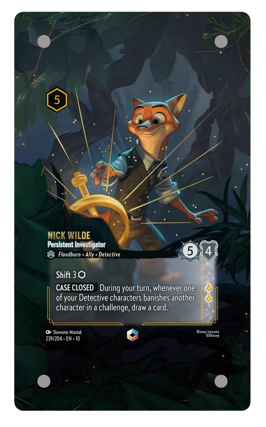 239/204 - Nick Wilde - Persistent Investigator 擴圖卡磚