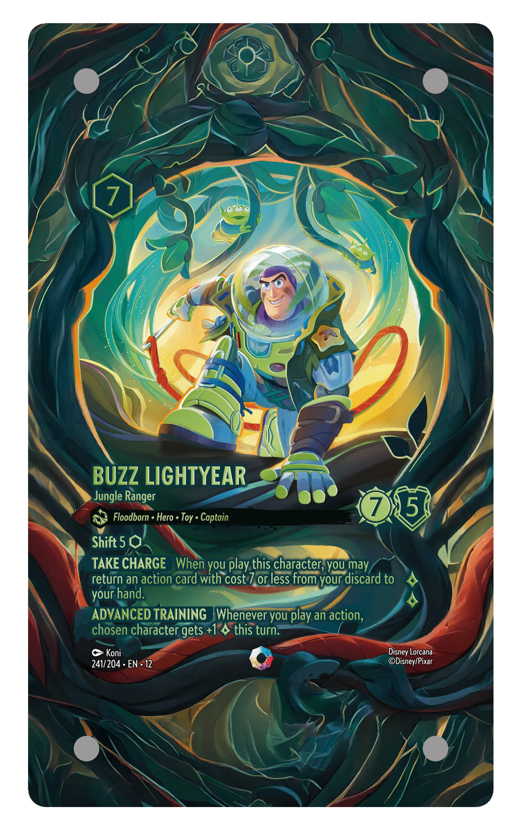 241/207 - Buzz Lightyear - Jungle Ranger 擴圖卡磚