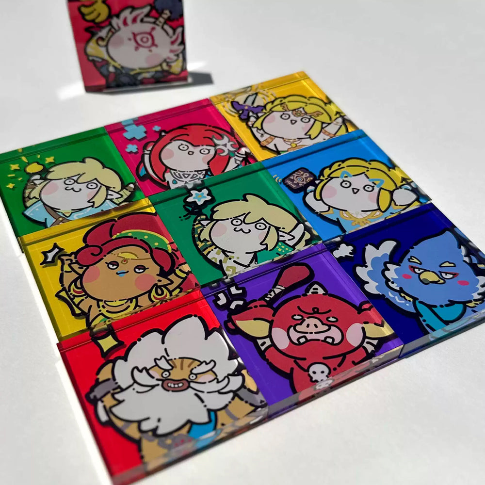 薩爾達傳說 - 彩窗亞加力膠磚