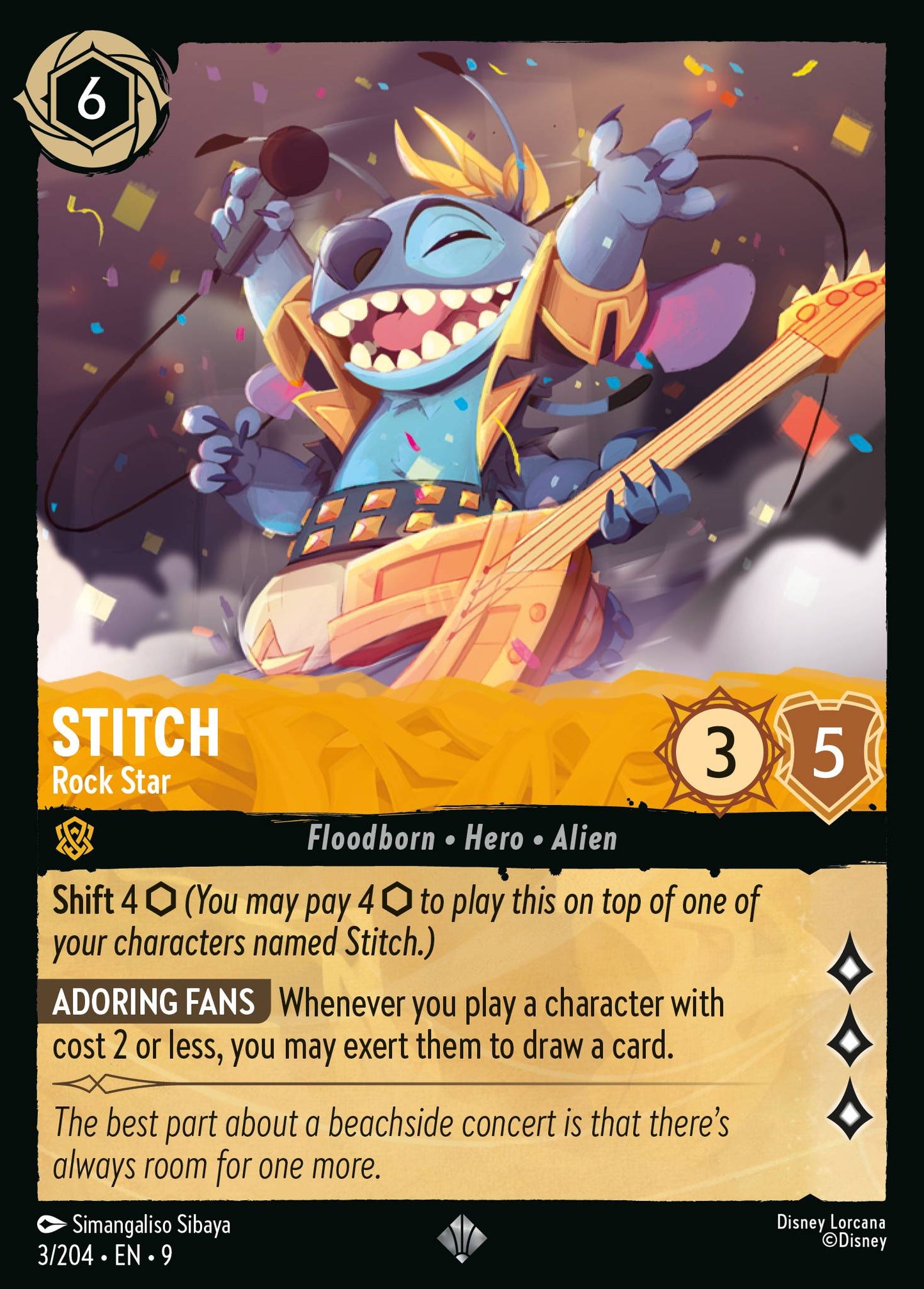 003/242 Stitch - Rock Star