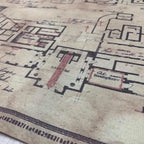 生化危機 - 洋館地圖油畫布