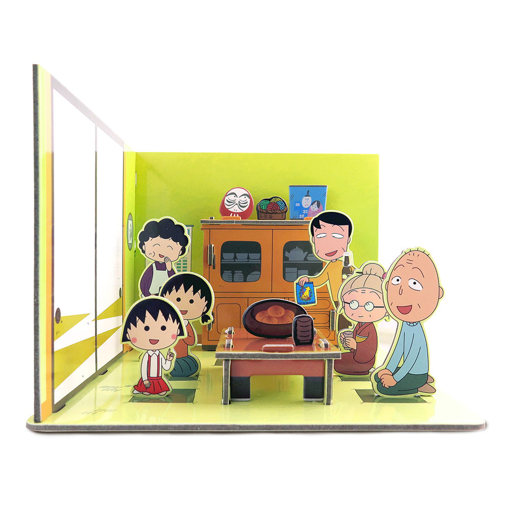 櫻桃小丸子 -櫻桃家立體場景拼圖