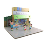 櫻桃小丸子 - 雜貨店立體場景拼圖