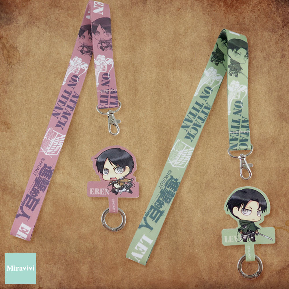 進擊的巨人 - 手機夾片長吊繩