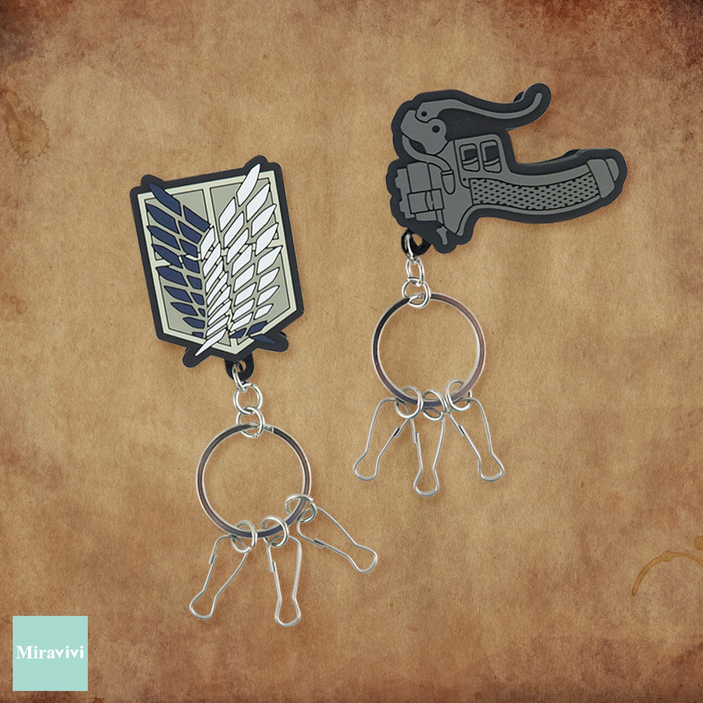 進擊的巨人 - 夾式鑰匙圈