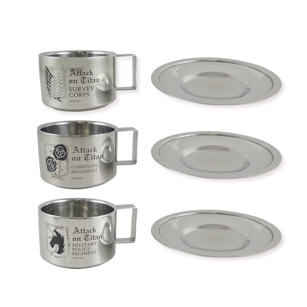 進擊的巨人 - 不銹鋼杯盤組