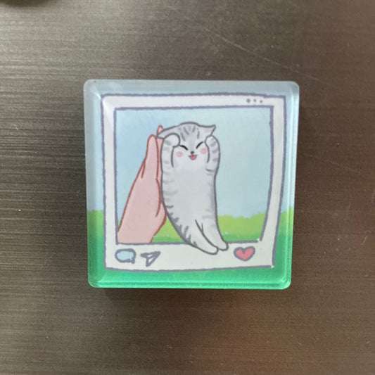 怕醜貓貓磁石貼