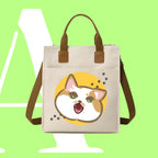 咆哮CAT迷因帆布袋