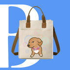 斜眼DOG迷因帆布袋