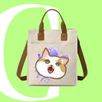 咆哮CAT迷因帆布袋