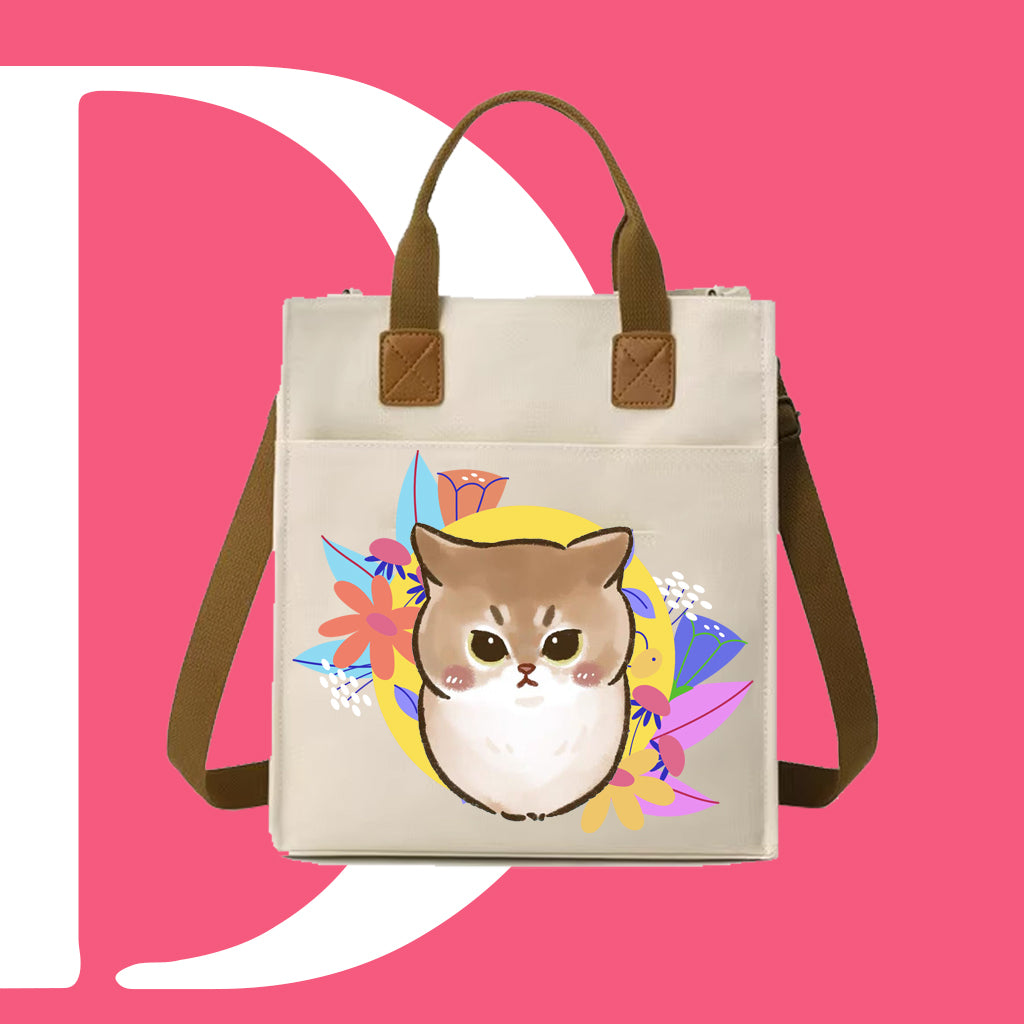 生氣CAT迷因帆布袋