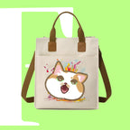 咆哮CAT迷因帆布袋