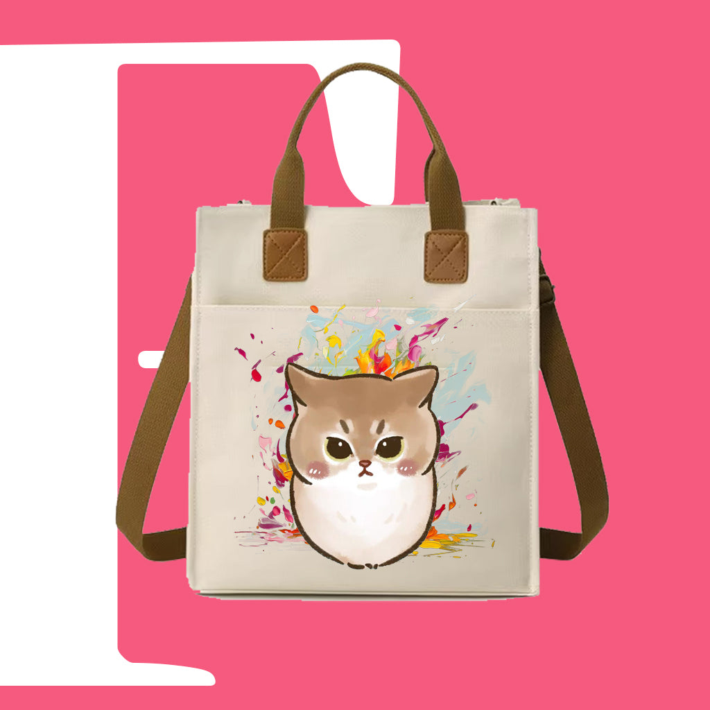 生氣CAT迷因帆布袋