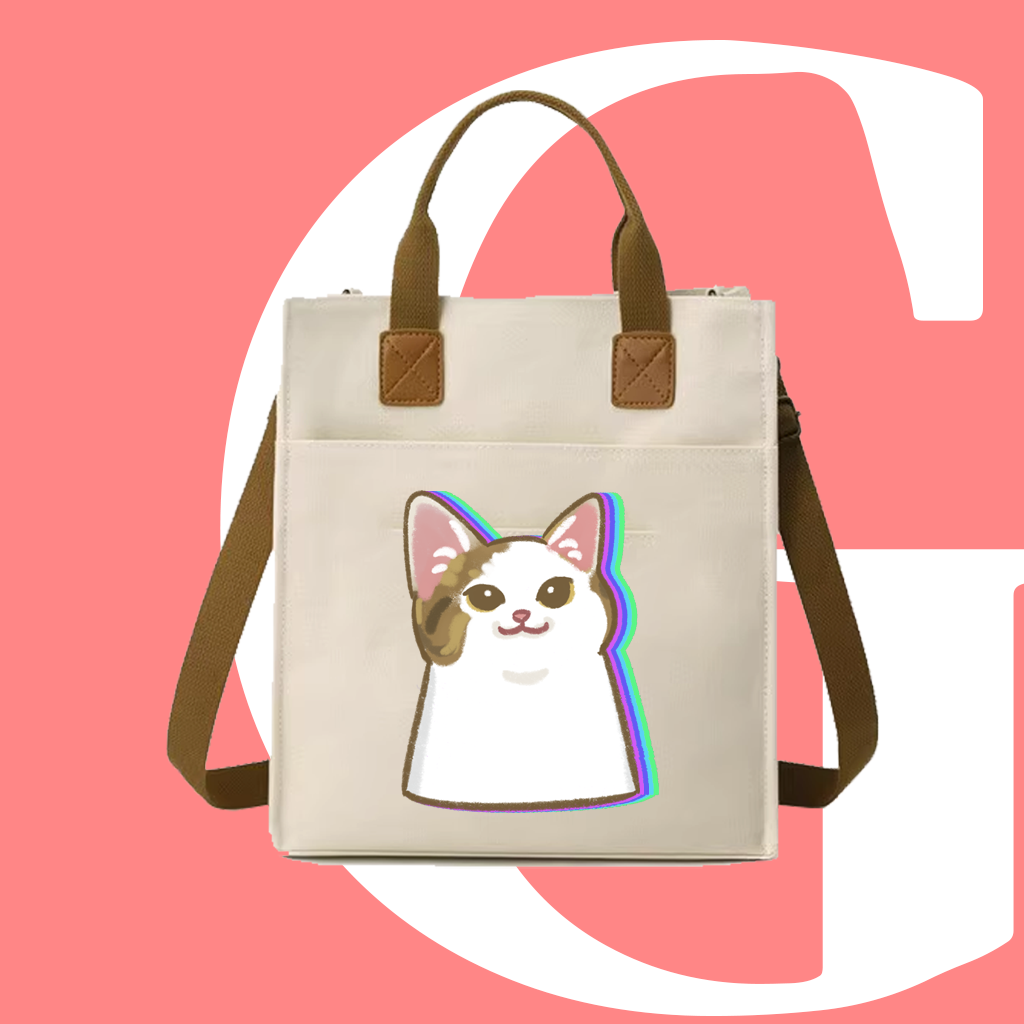 POP CAT迷因帆布袋