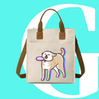 接飛盤DOG迷因帆布袋