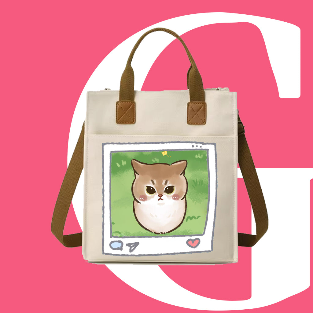 生氣CAT迷因帆布袋