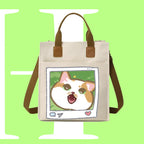 咆哮CAT迷因帆布袋