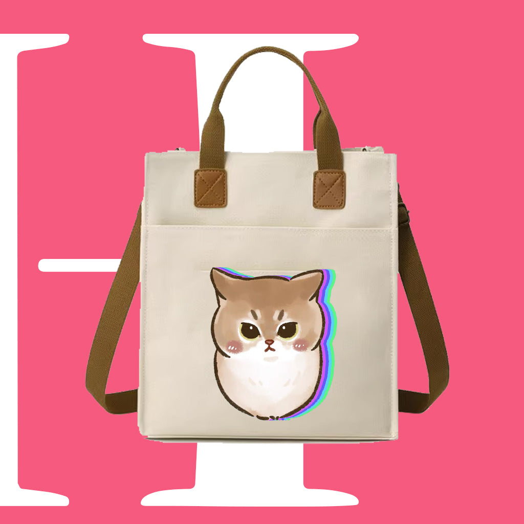 生氣CAT迷因帆布袋