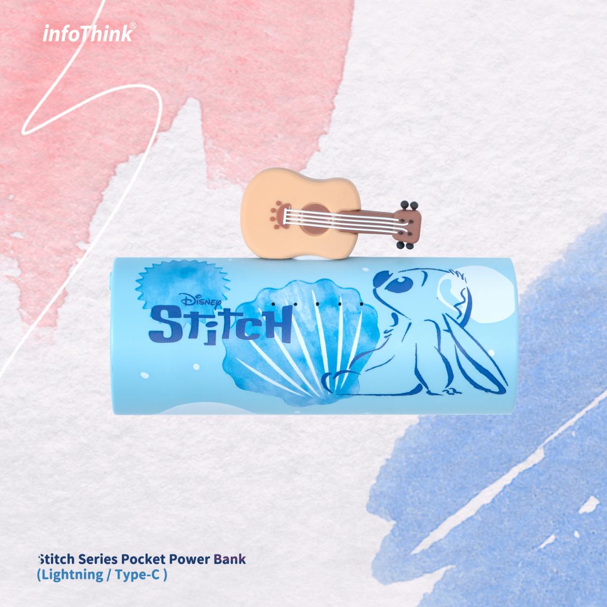 InfoThink - 史迪奇智慧快充口袋行動電源(LightningType-C)