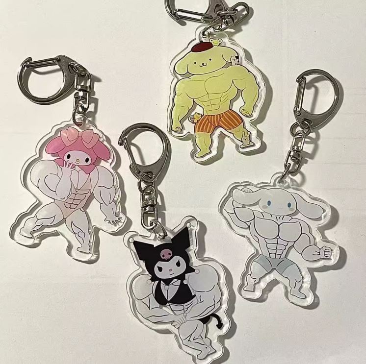 Sanrio飾物 - 肌肉版