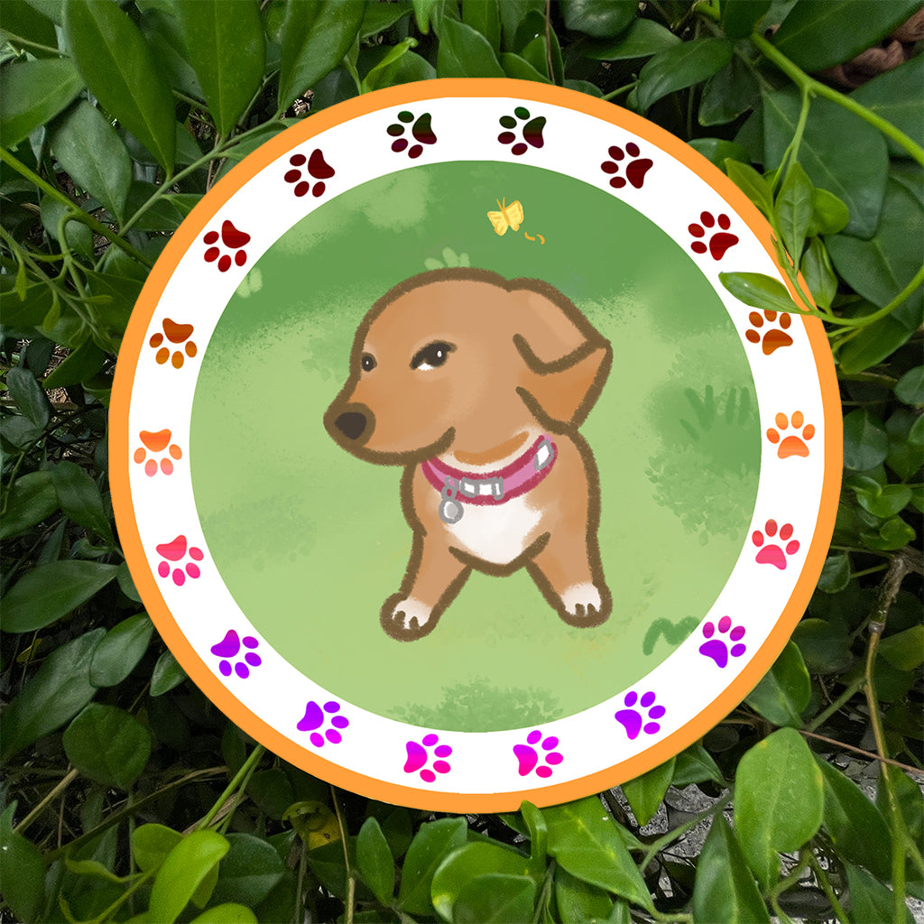 斜眼DOG陶瓷杯墊