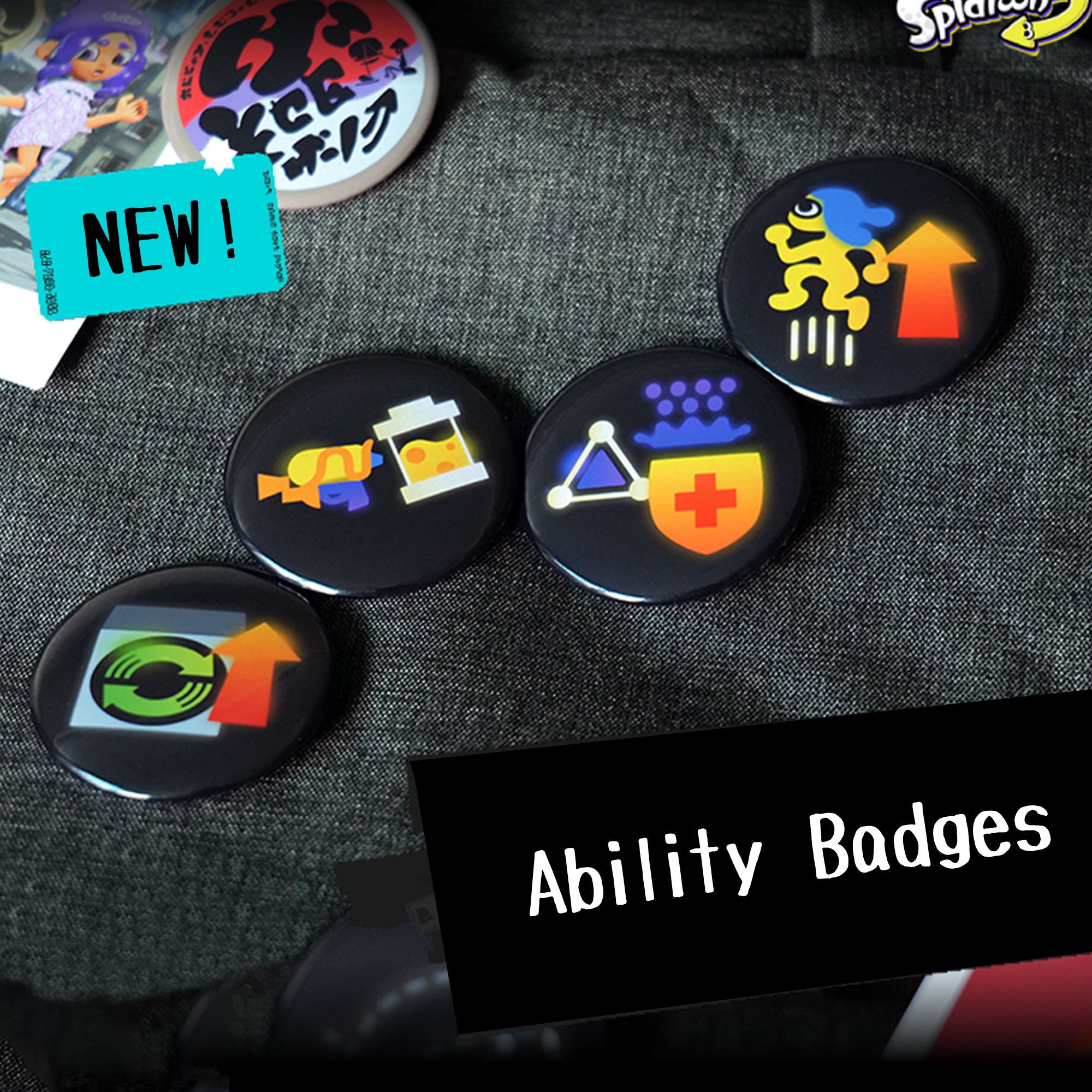 Splatoon 3 - 魷型技能胸章