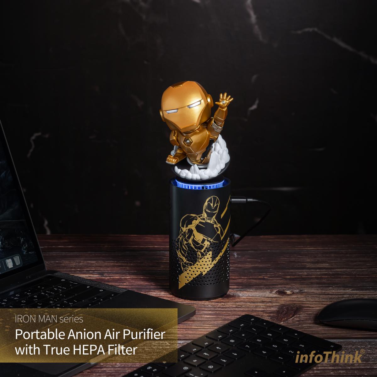 infoThink x Marvel - Iron man USB渦輪負離子空氣清新機