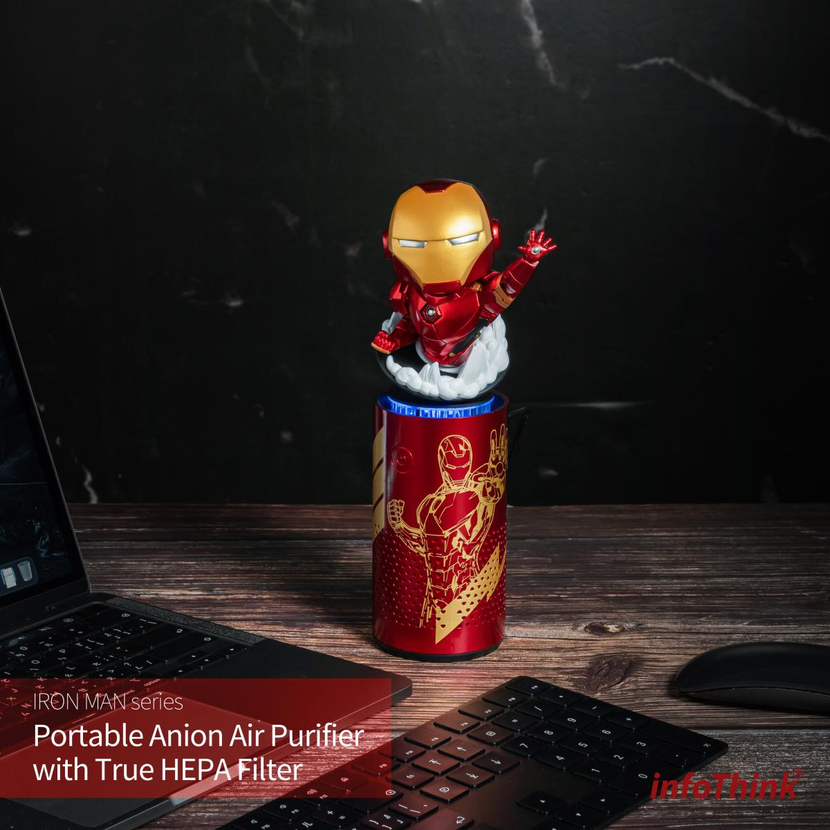 infoThink x Marvel - Iron man USB渦輪負離子空氣清新機